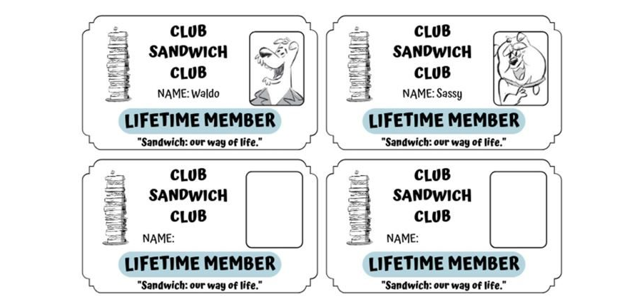 Two Dogs Two Membership Cards